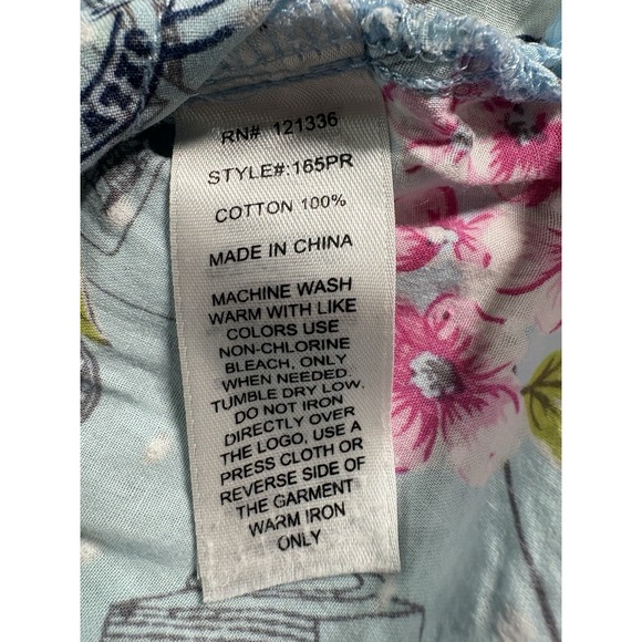 Koi by Kathy Peterson Scrub Top Women Small Mon Amour Floral Square Neckline - Picture 4 of 7